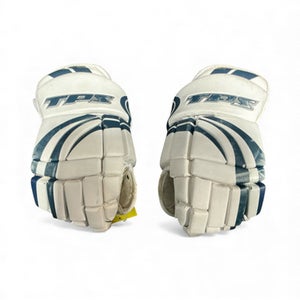 Used TPS Hockey SUMMIT3 Intermediate Gloves White 13" 11873-S000226023