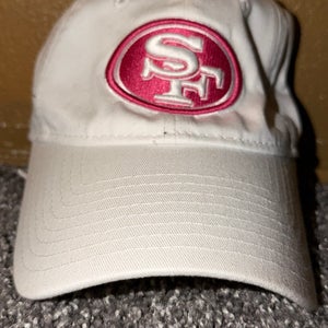 New Era NFL Cancer San Francisco 49ers Women’s Hat Cap 9Forty Used Pre Owned