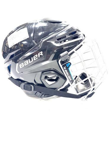 Used Bauer RE AKT 55 Helmet Cage Combo Black SM 11860-S000301217