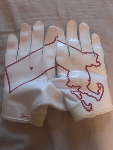 UMASS XL Adult Adidas Adizero Gloves (New)