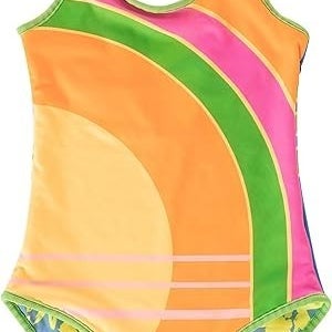 Maaji One Piece Infinity Girls 8 Multicolor Stretch Reversible Swimwear TLW673