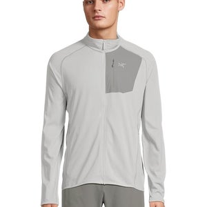 Arc'teryx Delta Jacket Men's Large Solitude Void Full Zip Stretch Pockets TLW695