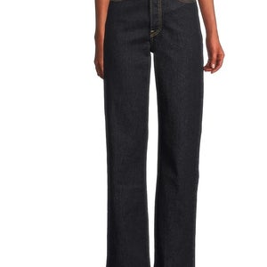 Levi's Ribcage Full Length Jeans Women's 30x32 Small Course Denim Stretch TLW694