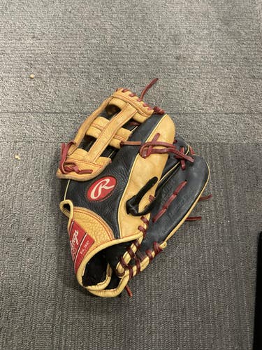 Used Rawlings SELECT PRO LITE BB/SB Glove RH Throw Brown And Black 12" 11614-S000225567