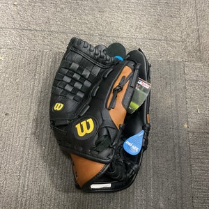 Used Wilson A500 BB/SB Glove RH Throw Black 13" 11614-S000225568