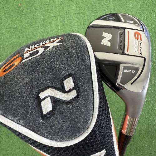 Nickent 6DX Tungsten 4i 4 Hybrid 22 Degree Aldila VooDoo S85 Stiff Flex 39.75