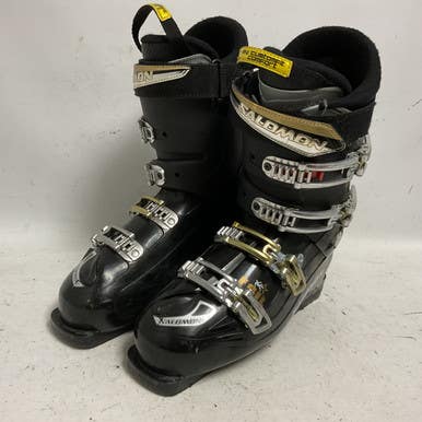 Used Salomon ENERGYZER 80 Mens DH Ski Boot Black And Gold 280 MP - M10 - W11 11855-S000194899