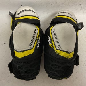 Used Bauer SUPREME 2S PRO Junior Elbow Pads White/Black/Yellow LG 11855-S000194886