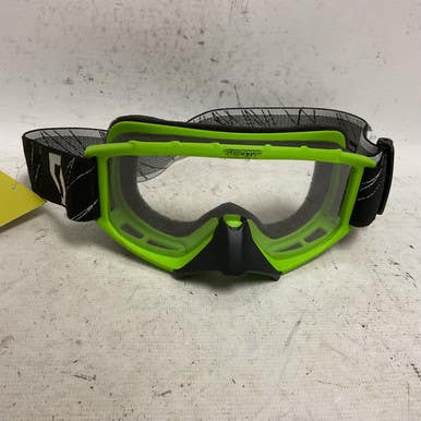 Used Scott Snow Goggles Youth Black And Neon Green 11855-S000194874