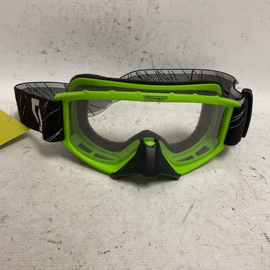Used Scott Snow Goggles Youth Black And Neon Green 11855-S000194874