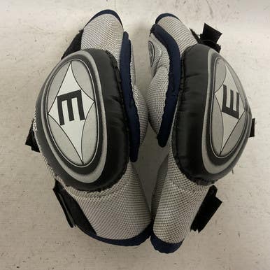 Used Easton CLASSIC AIR Senior Elbow Pads Grey And Navy Blue SM 11855-S000194862
