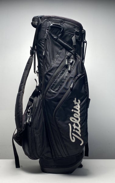 Titleist Lightweight Stand Bag Black 14-Way Divide Dual Strap Golf Bag