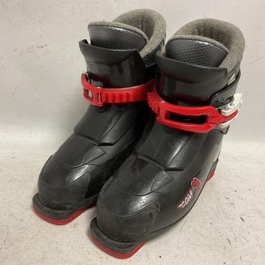 Used Alpina ZOOM Boys DH Ski Boot Black 215 MP - J03 11855-S000194911