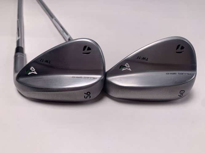 TaylorMade Milled Grind 4 Tiger Woods Wedge Set 56* 12 | 60* 11 DG Mens RH