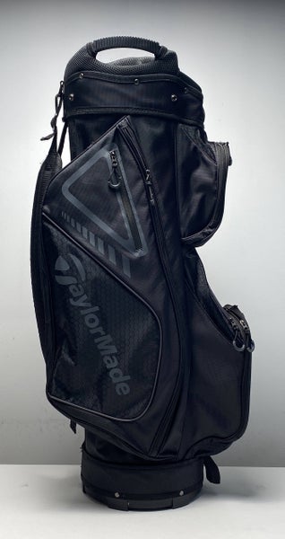 Taylormade Lightweight Cart Bag Black 15-Way Divide Single Strap Golf Bag