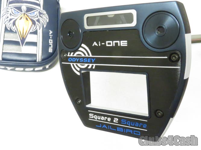 Odyssey Ai-One Square 2 Square JailBird Putter Stroke Lab SL90 +Cover  Look