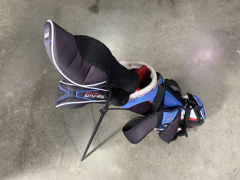 U.S. Kids Top Flite Junior Club Set Driver 4H 7i SW Putter Junior RH HC +Bag