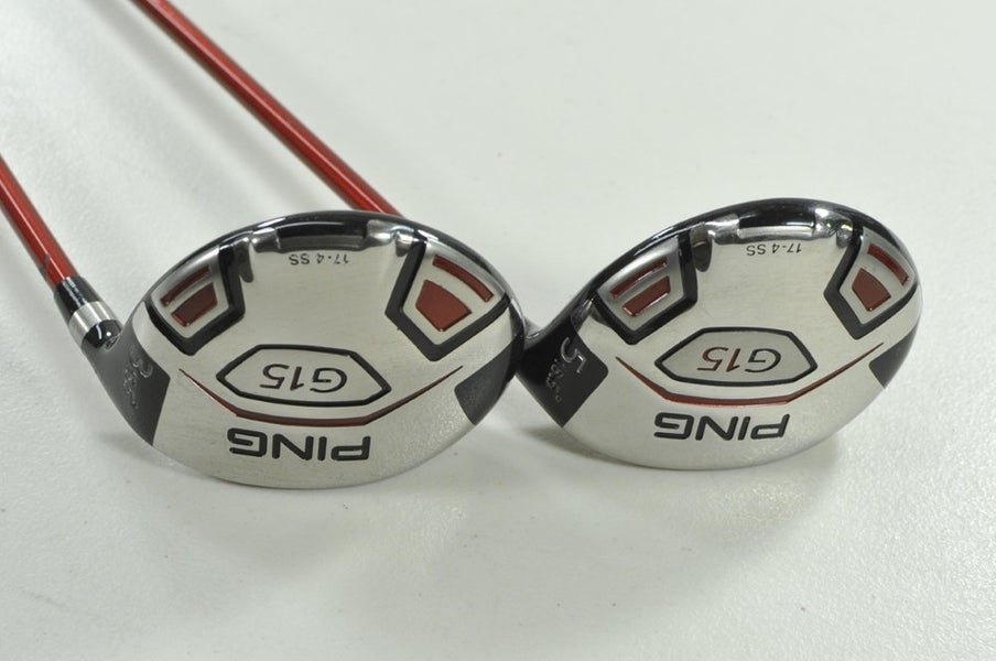 Ping G15 3 and 5 Fairway Wood Set Regular Flex Right TFC149 Graphite # 205467