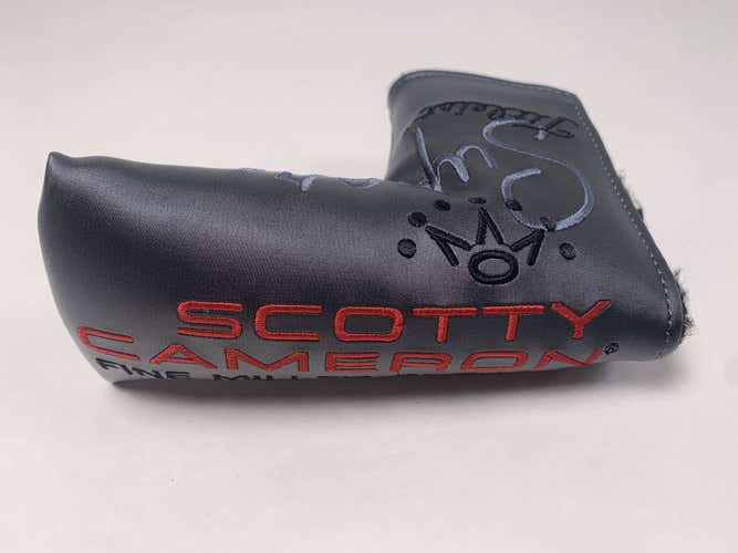 Titleist Scotty Cameron Super Select Blade Putter Grey Headcover HC NEW