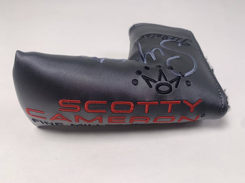 Titleist Scotty Cameron Super Select Blade Putter Grey Headcover HC NEW