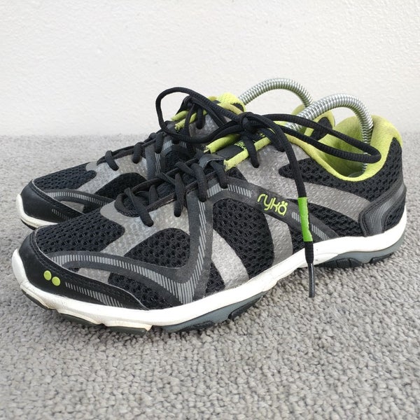 Ryka Influence Womens Size 8.5 Shoes Running Walking Gym Sneakers Black Yellow