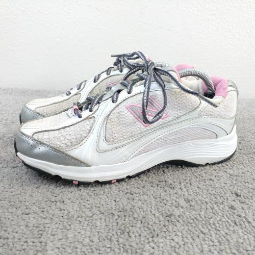 New Balance 496 Womens Size 6.5 D WIDE Running Shoes Walking Sneakers White Pink