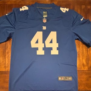 Cam Skattebo #44 New York Giants Stitched Blue Jersey Adult Large - NWT