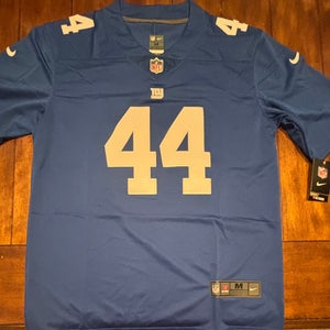 Cam Skattebo #44 New York Giants Stitched Blue Jersey Adult Medium - NWT
