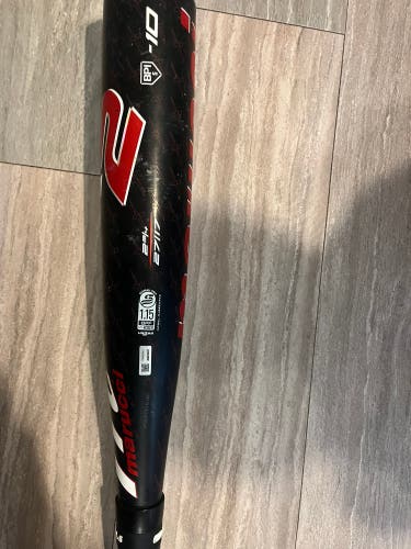 2025 Marucci CATX2 Composite USSSA Certified Bat (-10) 17 oz 27" (Used)