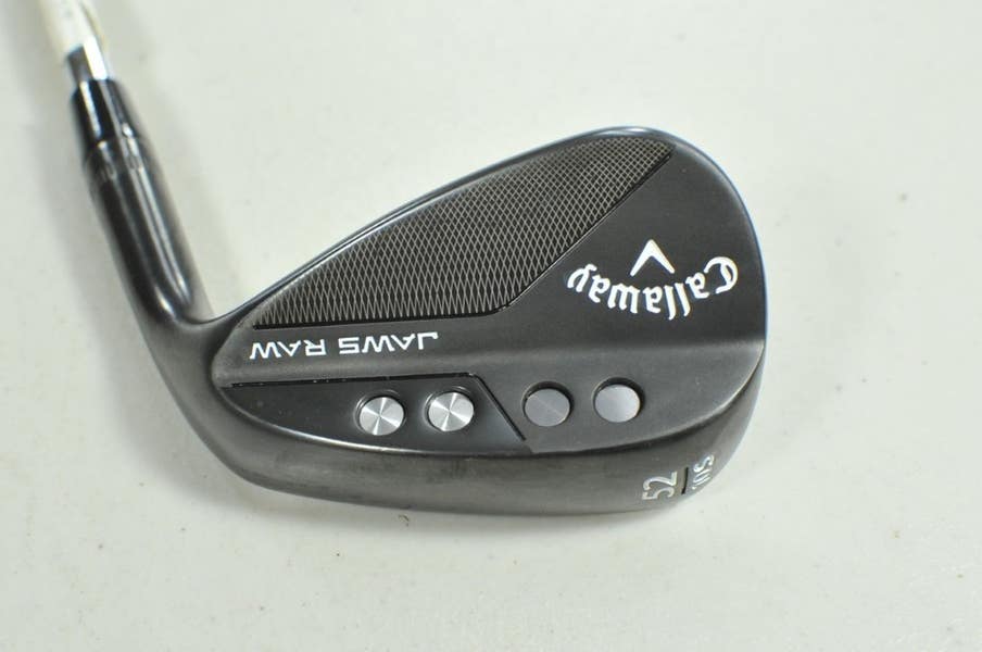 Callaway Jaws Raw Black Plasma 52*-10S Wedge Right DG Spinner