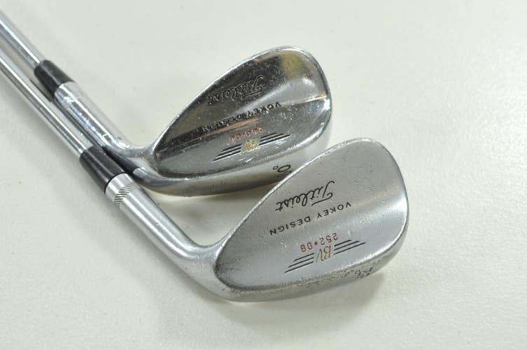 Titleist Vokey Tour Chrome 52*, 60* Wedge Set Right DG Wedge Flex Steel # 206039