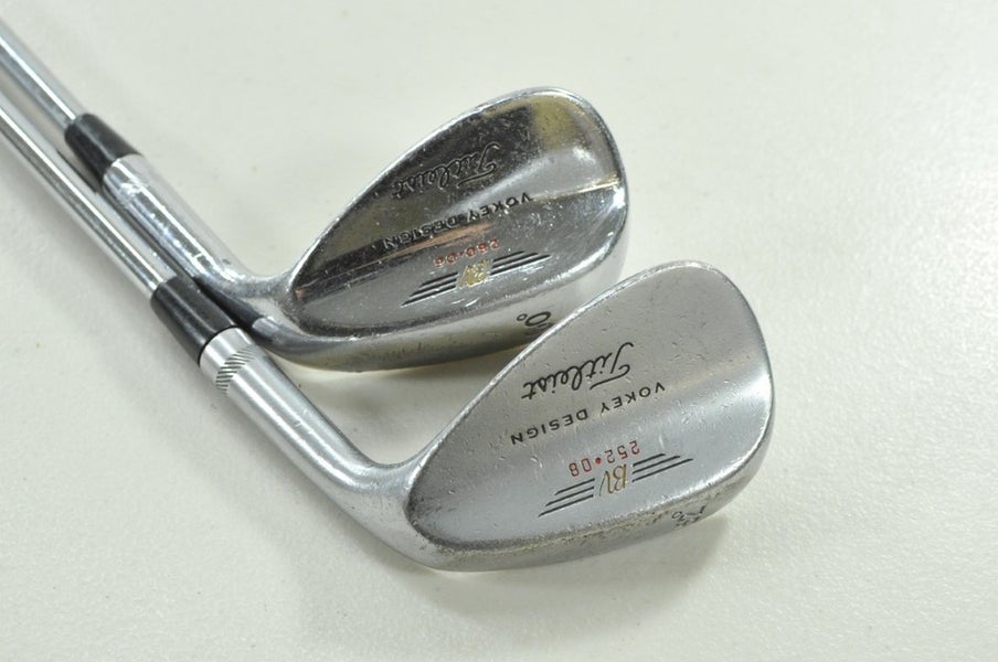 Titleist Vokey Tour Chrome 52*, 60* Wedge Set Right DG Wedge Flex Steel # 206039