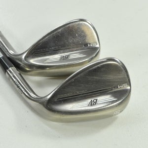 Titleist Vokey SM9 Brushed Steel 54*, 58* Wedge Set RH Wedge Flex Steel # 206408
