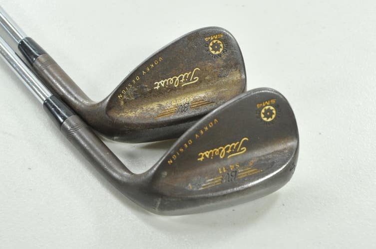 Titleist Vokey SM4 Oil Can 50*, 54* Wedge Set Right BV Wedge Flex Steel # 206432