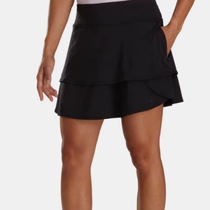 FootJoy Womens Layered Golf Skirt Skort Color: Black - Extra Large XL NEW!