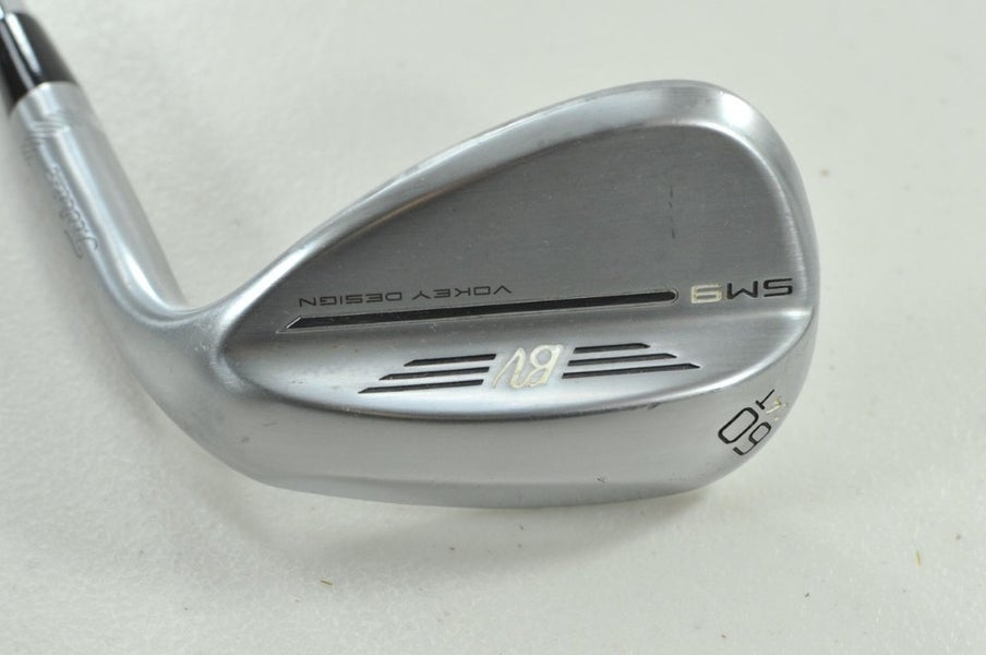 Titleist Vokey SM9 Tour Chrome 60*-04T Wedge Right BV Wedge Flex Steel # 205391