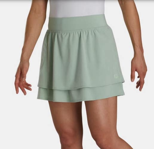 FootJoy Womens Lightweight Woven Golf Skirt Skort Color: Sage - Medium M NEW