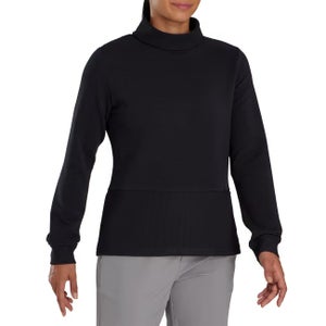 FootJoy Golf Womens Ottoman Ribbed Pullover Sweater Black Choose Size NEW!