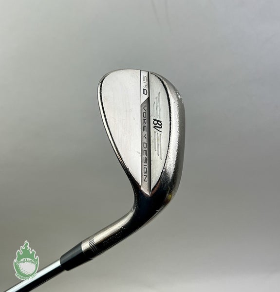 Right Handed Titleist Vokey SM8 S Grind Wedge 54*-10 Wedge Flex Steel Golf Club