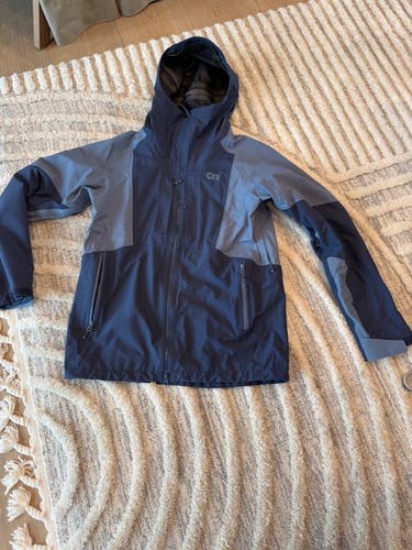 Blue Men's Large Outdoor Research Jacket (Used)