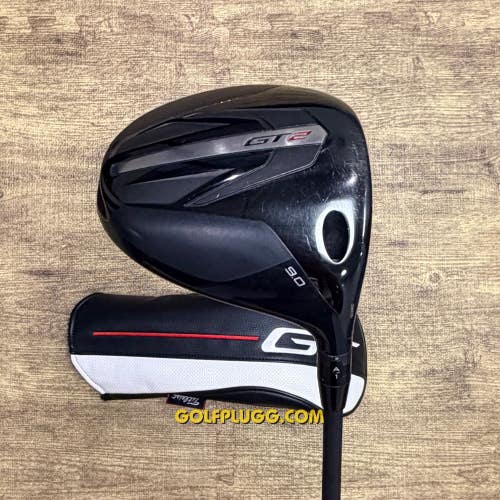 9 Driver- Titleist GT2 w/ Headcover / HZRDUS, X Stiff (2498)