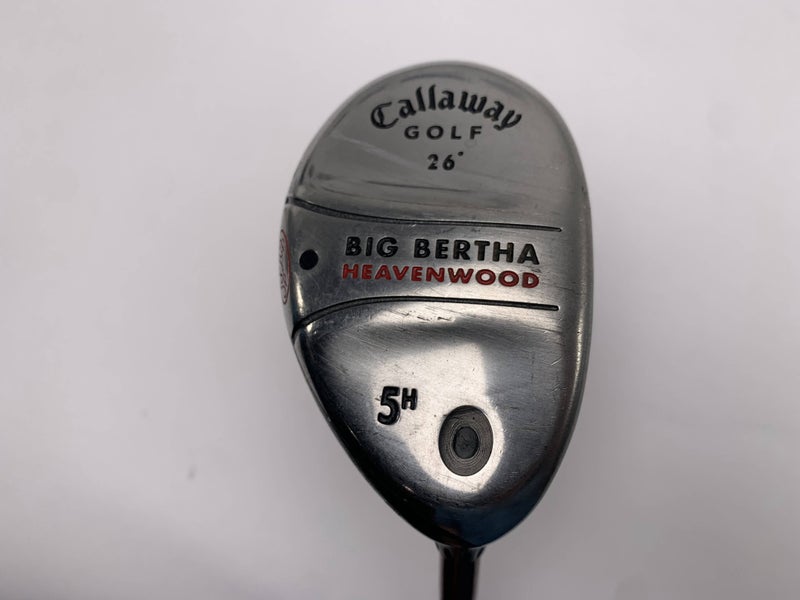 Callaway Big Bertha Heavenwood 5 Hybrid 26* RCH 75w Senior Graphite Mens RH
