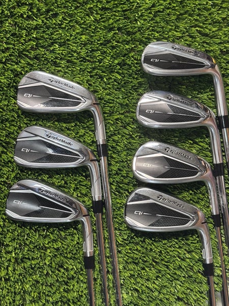 Right Handed TaylorMade Qi 2024 Iron Set 5-PW, AW KBS MAX MT 85 Regular Flex