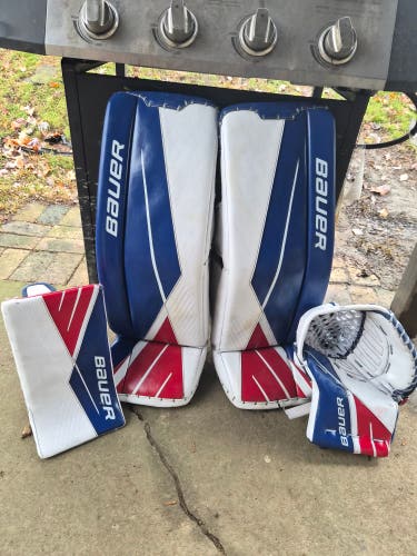 32" + 1" Bauer Supreme 3S Regular Goalie Full Set (Used)