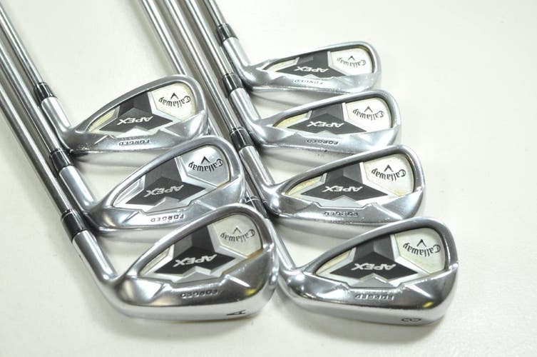 Callaway Apex 19 5-PW,AW Iron Set Senior Flex Right Catalyst Graphite # 206470