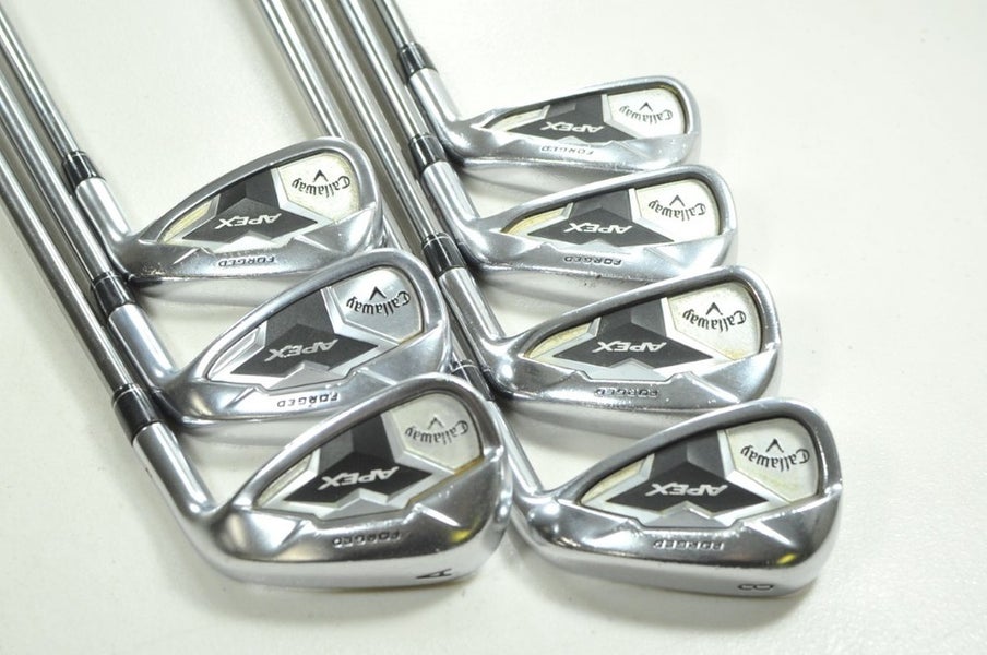 Callaway Apex 19 5-PW,AW Iron Set Senior Flex Right Catalyst Graphite # 206470