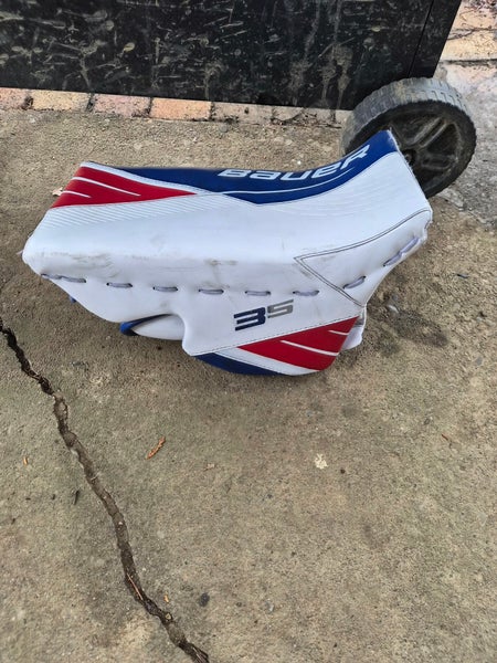 Sr. Bauer Supreme 3S Goalie Blocker Regular (Used)