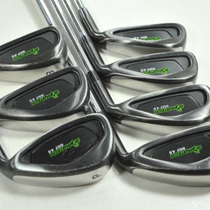 Bombtech 4.0 Black 4-PW Iron Set Regular Flex Right Steel # 205566