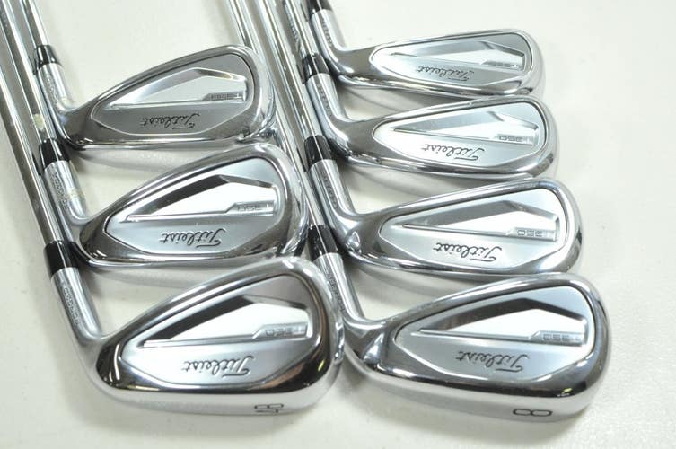 Titleist T350 2023 5-PW,48* Iron Set Regular Flex RH AMT Red R300 Steel # 206451