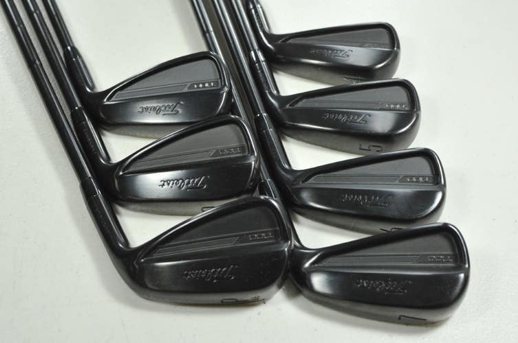 Titleist T100 2023 Limited Black 4-PW Iron Set X-Stiff RH AMT X100 Steel #206400